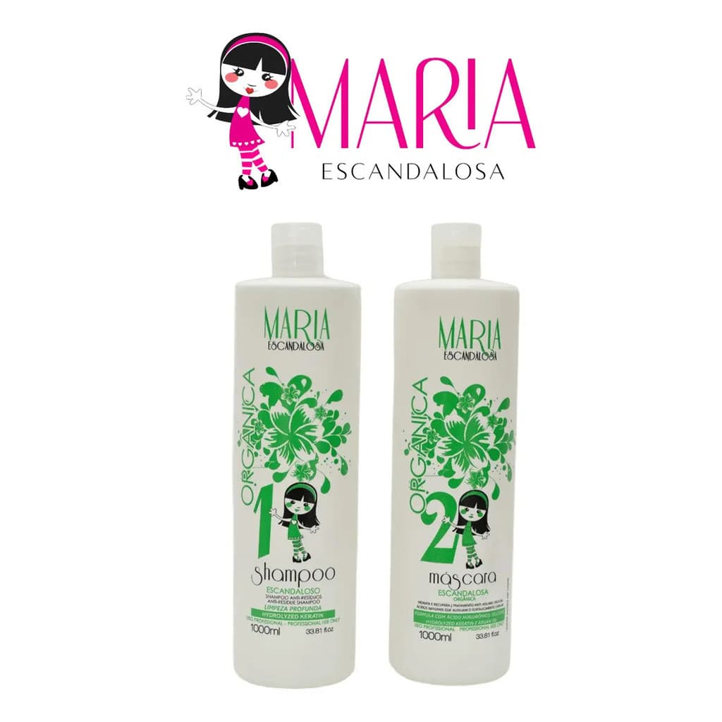 Maria Escandalosa Kit Redutor De Volumes Organico 2x1l