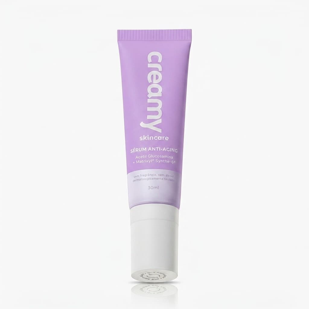 Serum Facial Creamy Anti Aging Peptideos Colageno Skincare Acetil Glucosamina Rosto Pele Oleosa