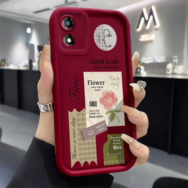 Capa Para Motorola Moto E13 Capa silicone Case Protetora Capinha Capas