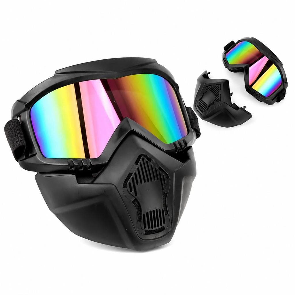 Máscara Motocross com Óculos de Proteção para Moto e Ciclismo