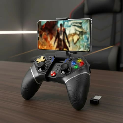 Controle Gamepad Sem Fio Dual Shock para Android iOS e PC