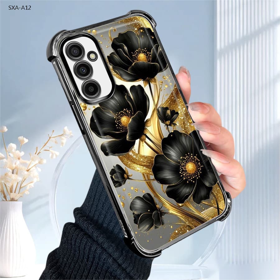 Capinha Capa Anti Impacto Transparente Luxo Para Samsung Galaxy A17 A16 A15 A14 A13 A12 4G 5G Capas Phone Case 0973FS
