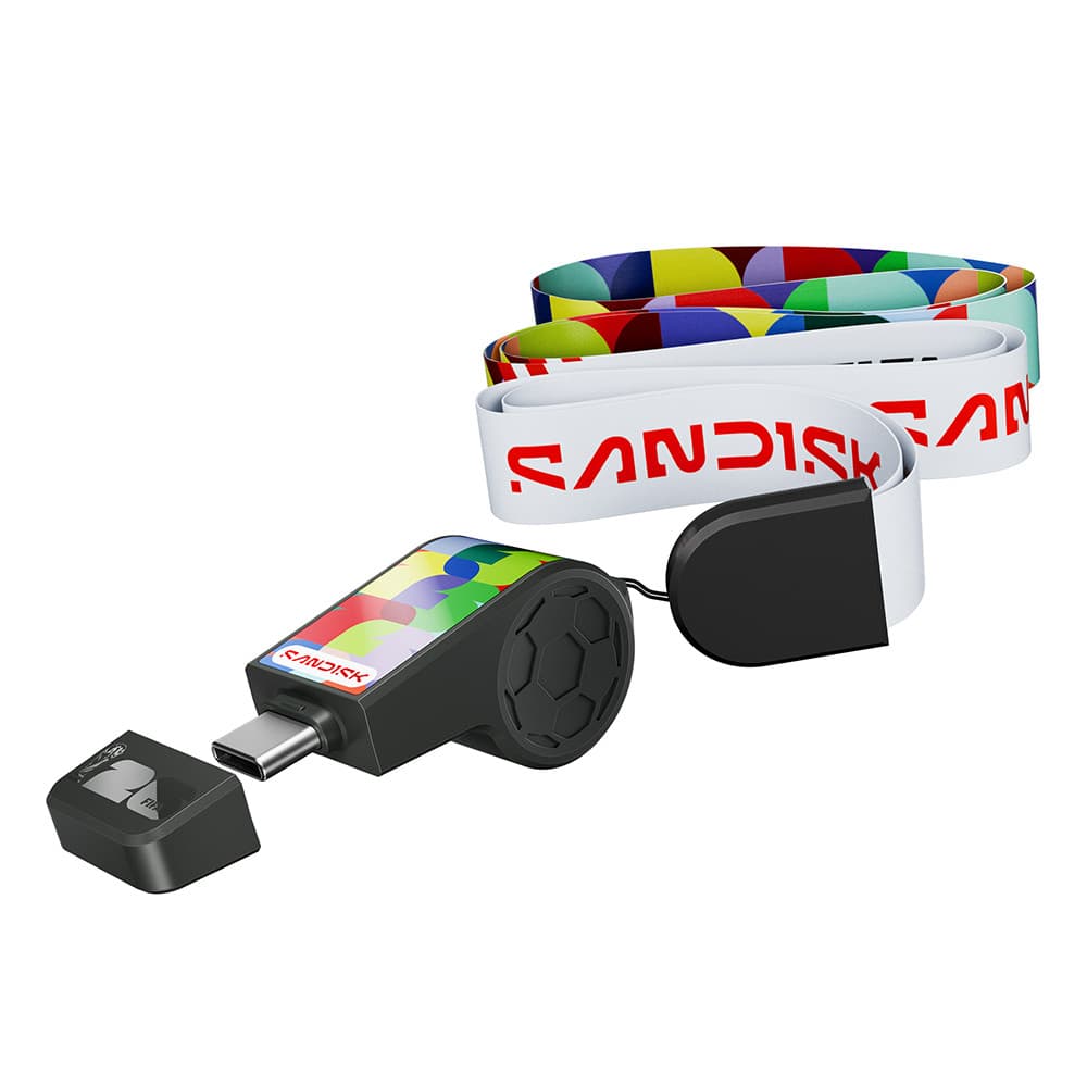 Pen Drive SanDisk 128GB USB-C Edição Copa do Mundo FIFA 2026