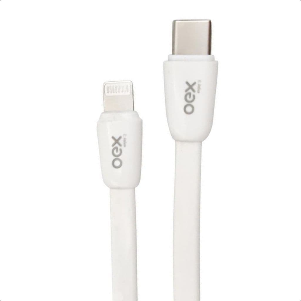 Cabo De Dados Usb C Lightning 20W 1m Flat Conector Metal Alta Velocidade Celular Original