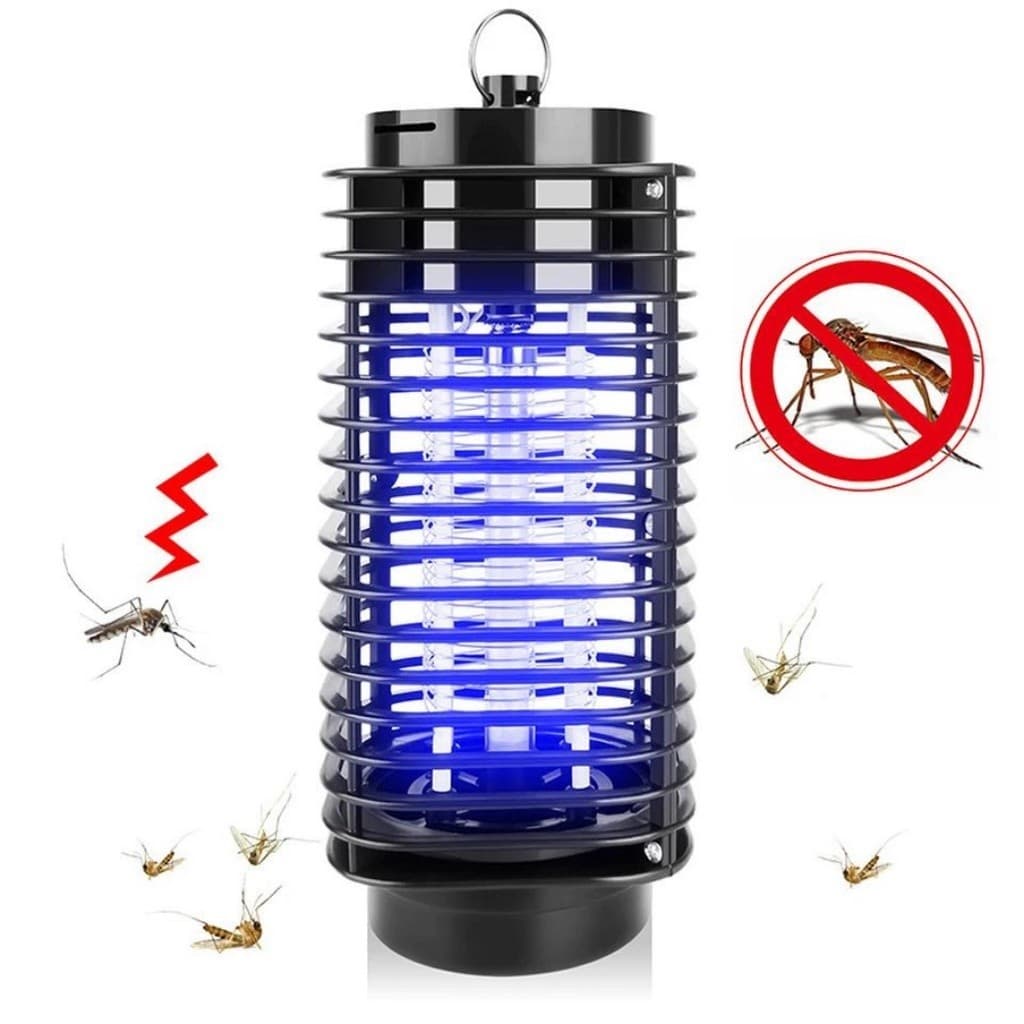 Armadilha Mata Mosquito Pega Inseto Led Luz Choque Elétrico