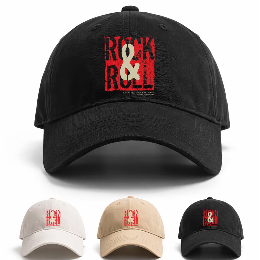 Boné Aba Curva Casual Rock Red Square Moda Urbana Música Urbano Qualidade Masculino Feminino Ajustável