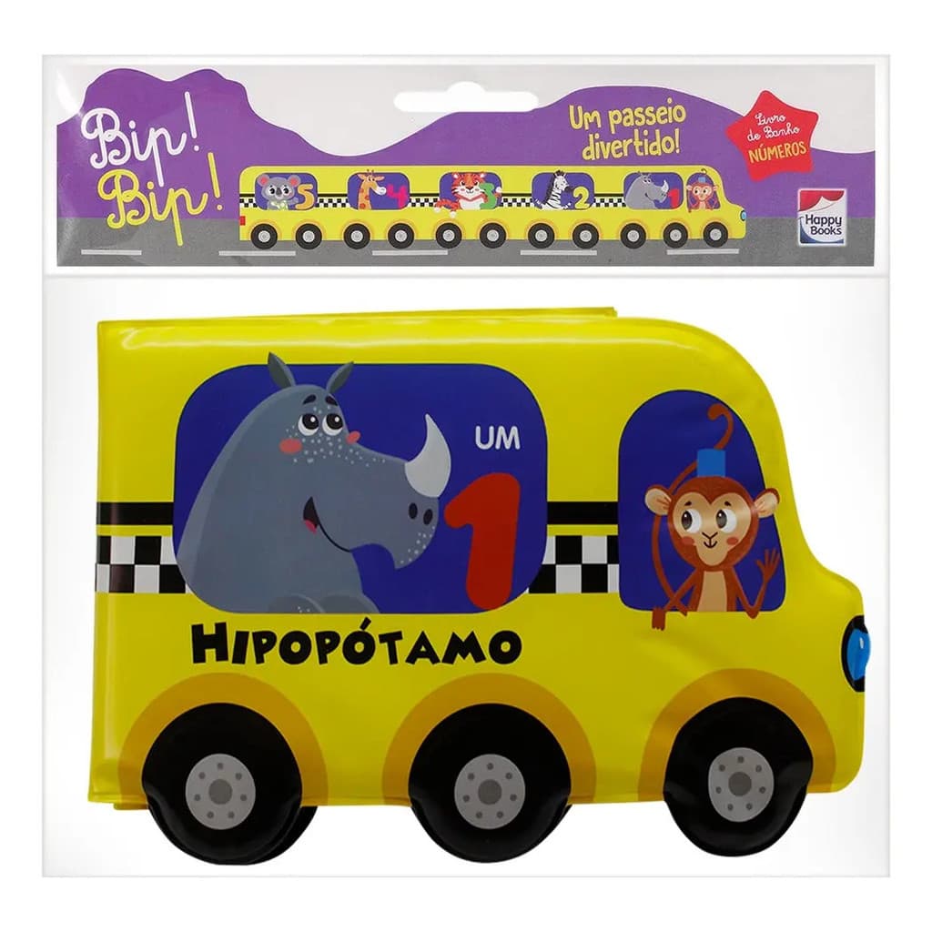 LIVRO PASSEIO DIVERTIDO - LIVRO DE BANHO: NUMEROS INFANTIL