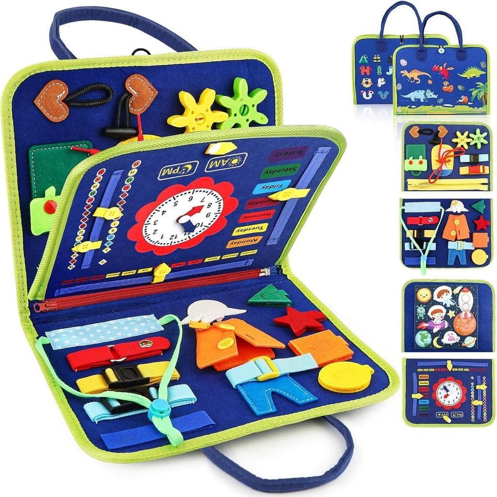 Busy Board Montessori Infantil Coordenação Motora