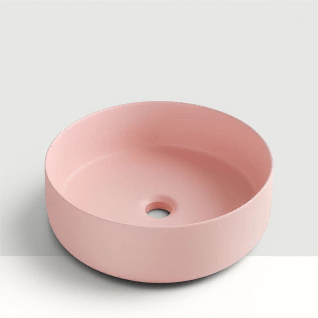 Cuba Banheiro Redonda 36x36 Sobrepor - Rosa Claro