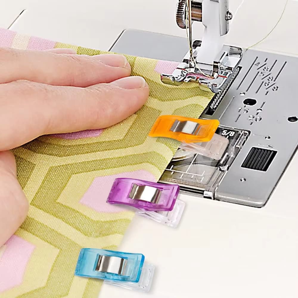 100/25 Clipes de Prendedor De Costura Plástico Gancho Multiuso Plástico para Patchwork Clolorido TOP Vendido(s) - 25pcs