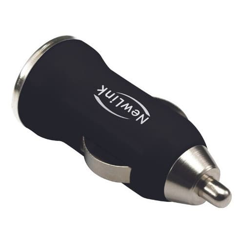 Carregador Veicular Automotivo 1 Porta Usb Universal Para Celular Gps Newlink Cg301 Preto
