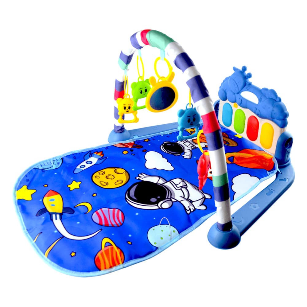 Tapete Atividades Bebê Astronauta C/ Piano Brinquedo Musical Presente