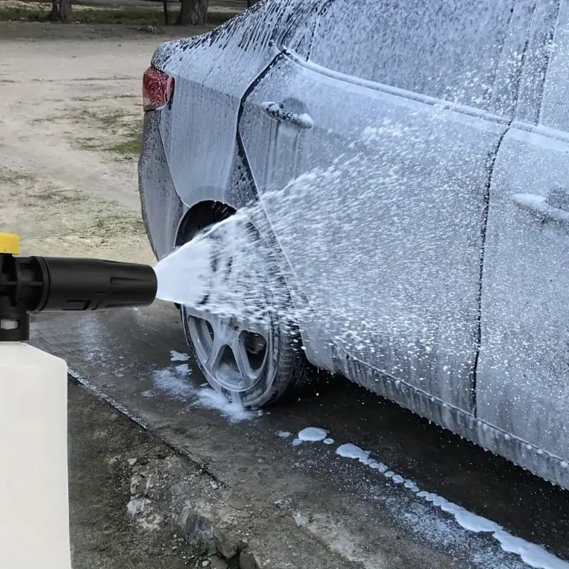 Canhão De Espuma Para Lavadora Alta Pressão Snow Foam WAP Sistem Carro Moto Veículo Vários modelos  C: Karcher K2 K3 K4