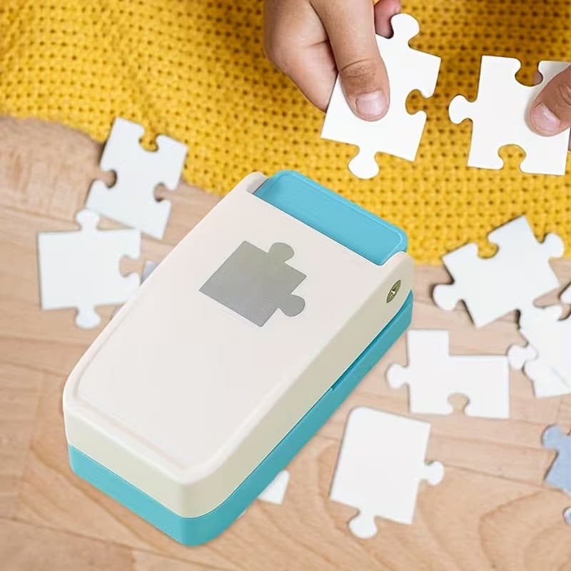 Puzzle Punch, Mini Fabrica de Quebra-Cabeças, Máquina Portátil para Criar Peças de Quebra-Cabeça. Crie seus próprios Ven