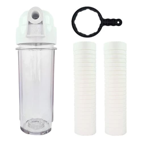 Filtro Agua Cavalete Caixa  Pou 2 Refil Filtro Pp Ranhurado