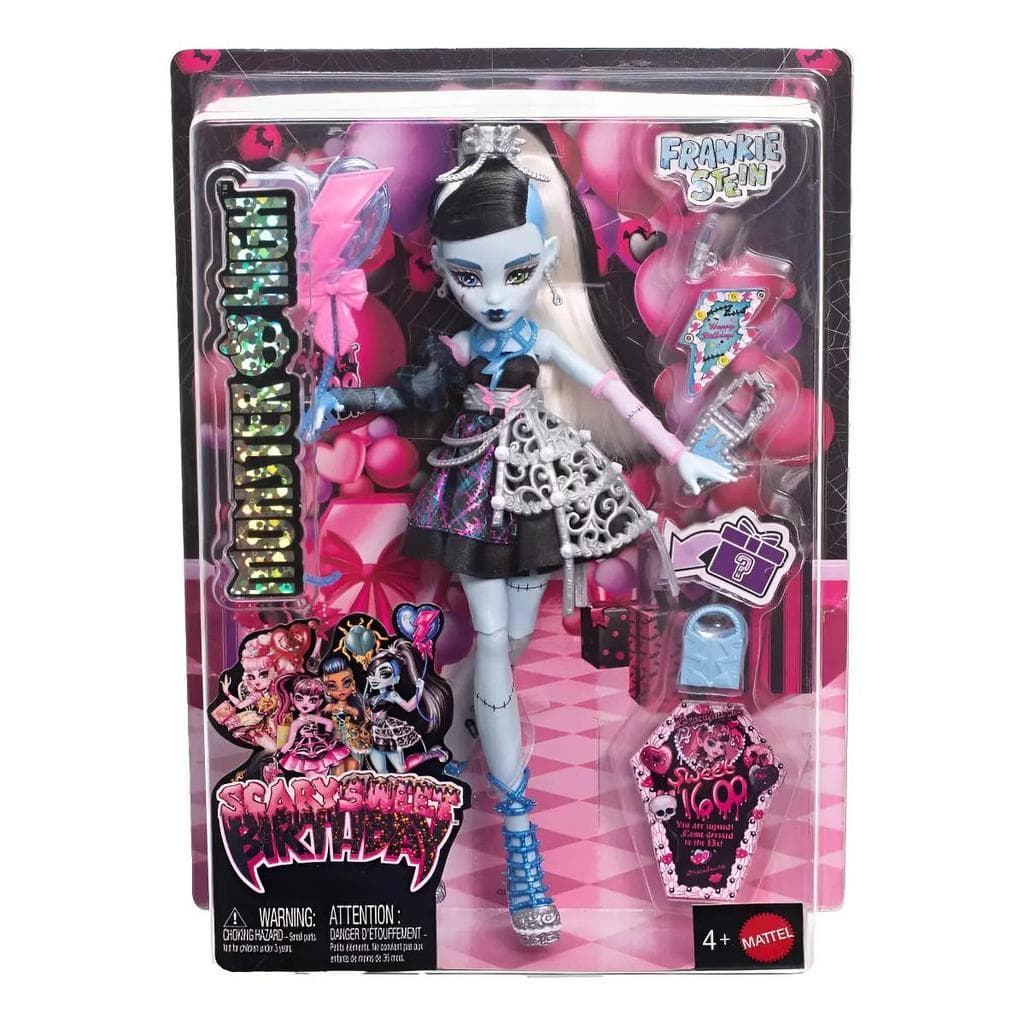 Monster High Boneca Frankie Stein Scary Sweet Birthday Matte