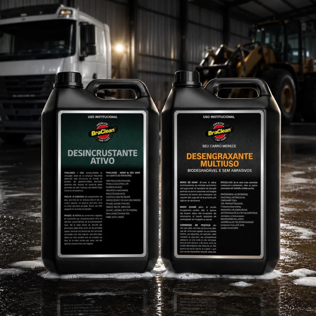 Kit Shampoo 10L Lava Rápido Oficina Automotiva Conservação Veicular E Frota E Agro Oficina