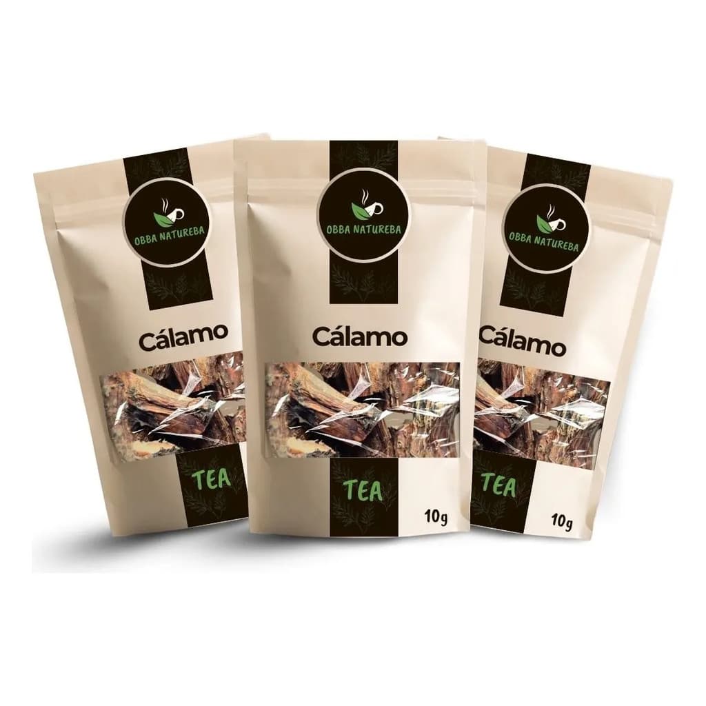 Chá de Cálamo Premium  - Leve 3 Pacotes Contendo partes da Raiz Perfeita para Infusão