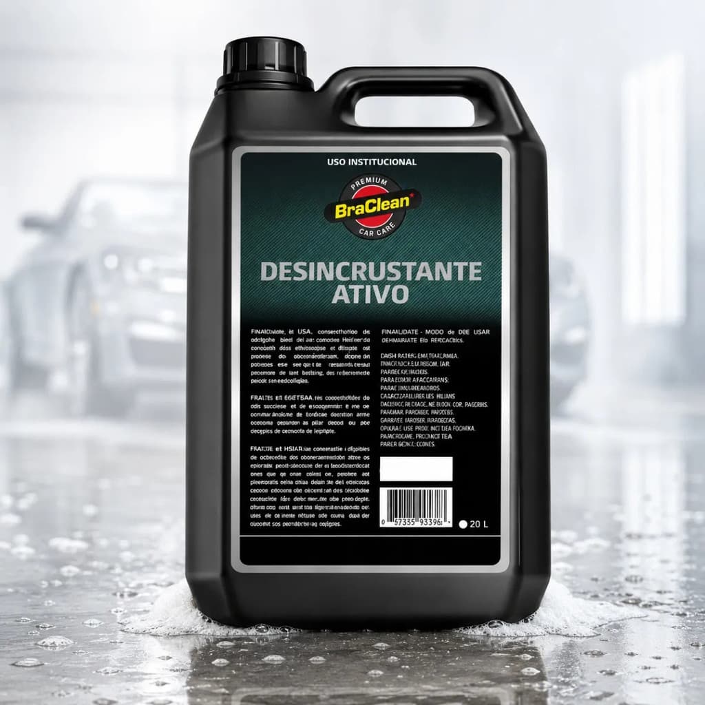 Shampoo Automotivo BraClean 5L Para Oficina Frota Lava Rápido E Agro Uso Veicular Externo Geral
