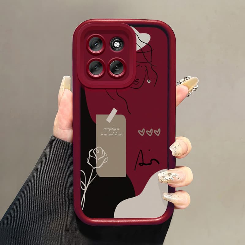 Capa Para Motorola Moto G56 5G Capa silicone Case Protetora Capinha Capas
