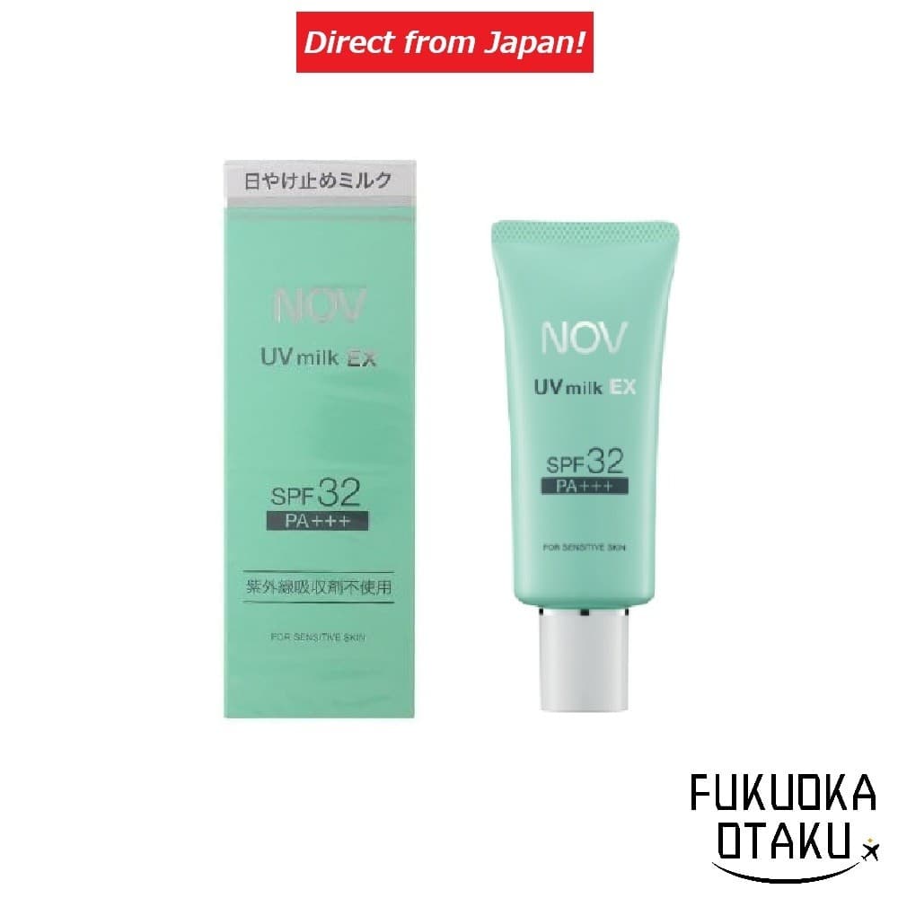 NOV UV Milk EX Protetor Solar SPF32 PA+++ Skincare Japão【Direto do Japão】