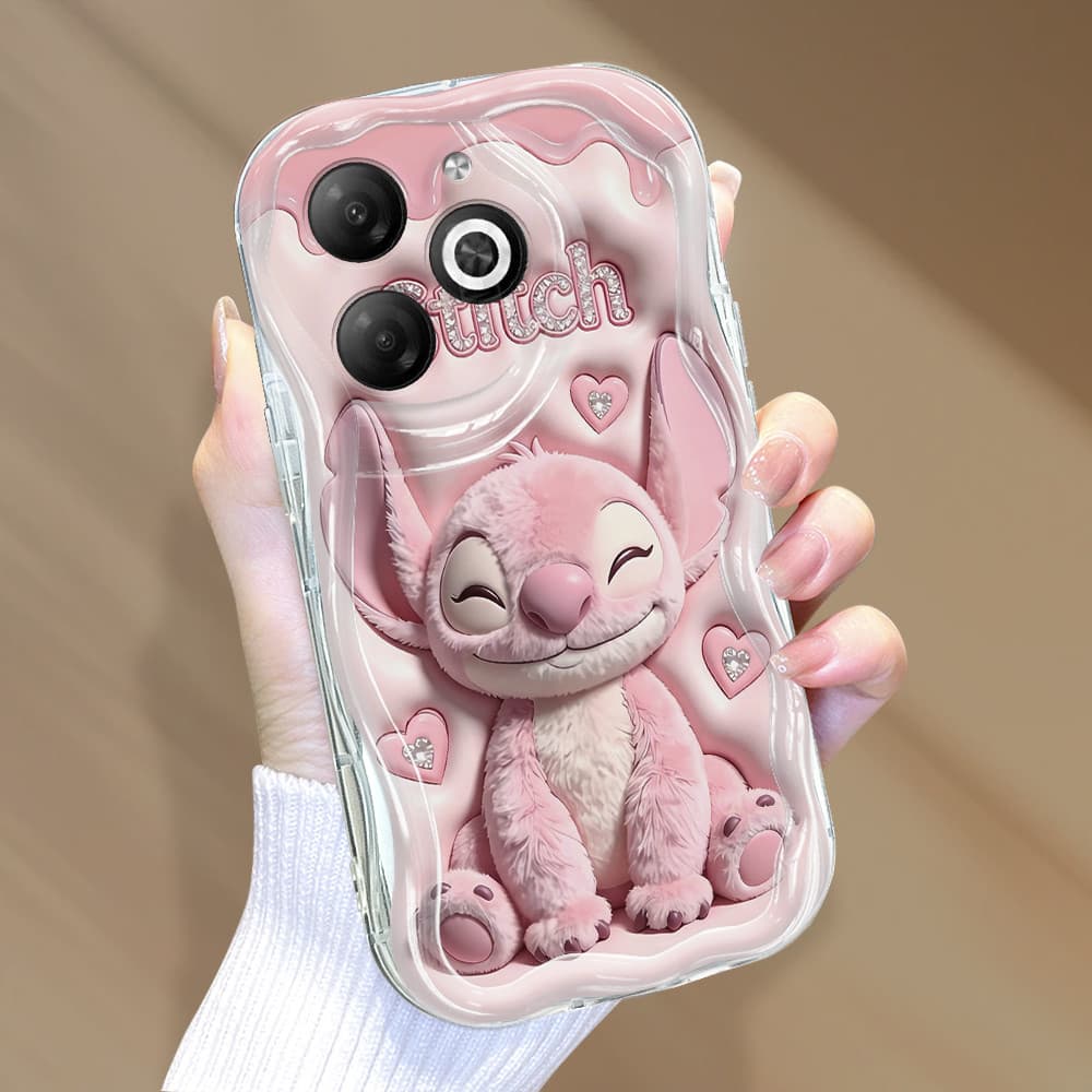 Capinha Para Infinix Smart 8 Pro HD Plus Hot 40i Capa De Silicone Macio Borda Wave Anti Choque Proteção Case NYW 3405
