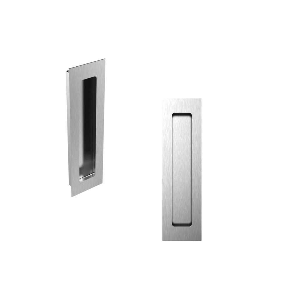 Puxador Concha/Cava 20cm Em Aço Inox Escovado (2un)