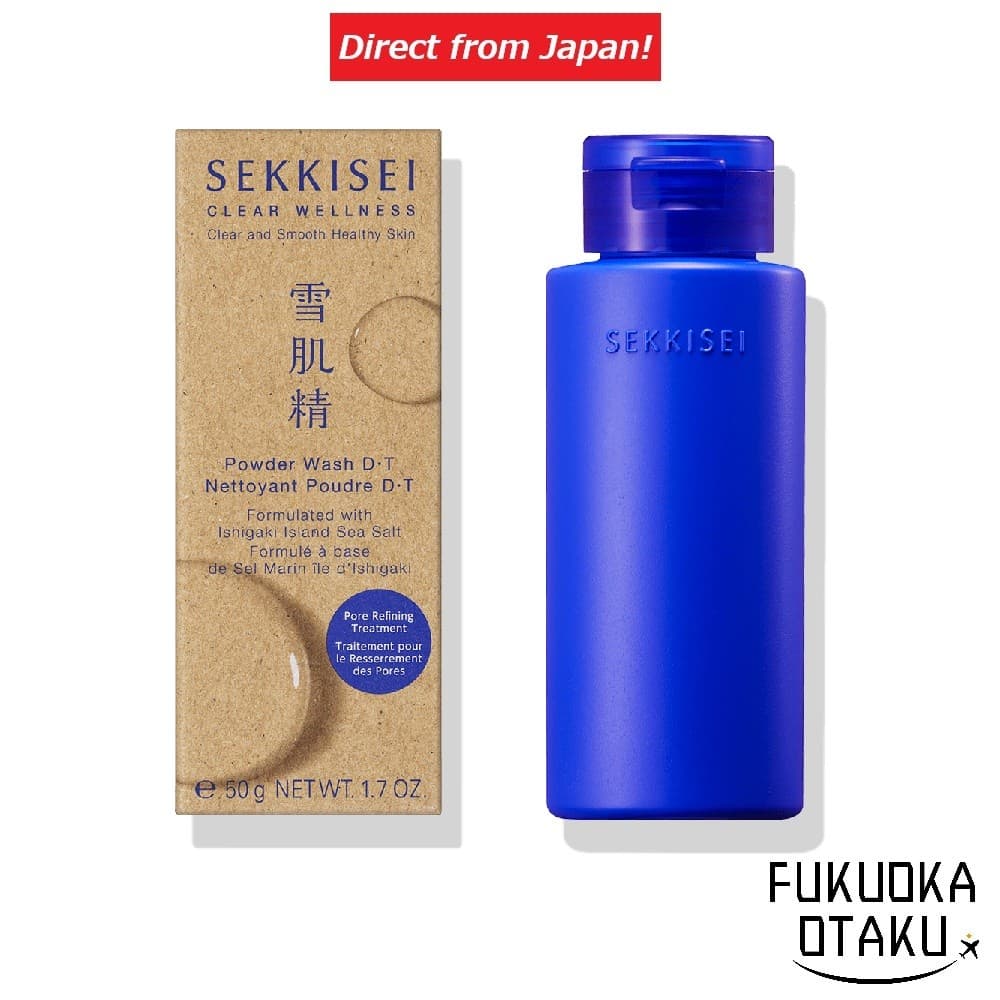 KOSE SEKKISEI Clear Wellness Powder Wash D・T Sabonete Facial Enzimático Limpeza Facial 【Direto do Japão】