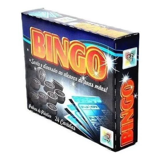 Bingo Big Boy 24 Cartelas 90 Fichas Jogo Clássico Para 2 A 4 Jogadores