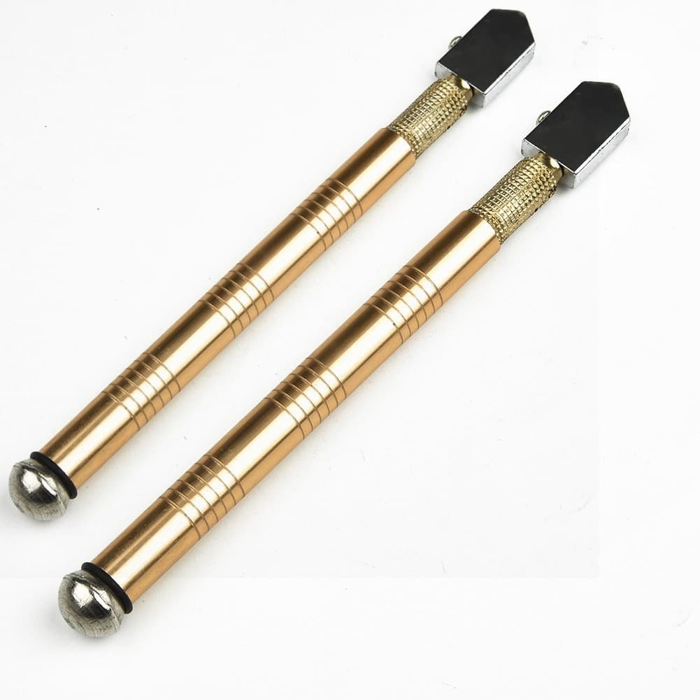 [qkc] 2 Peças Ferramenta De Corte De Aço Com Cabeça De Vidro Alça Antiderrapante175mm