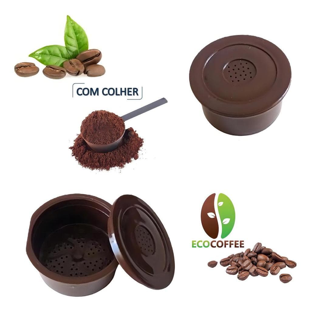 Cápsula Reutilizável Delta Q Café Expresso Compatível 5 Unidades