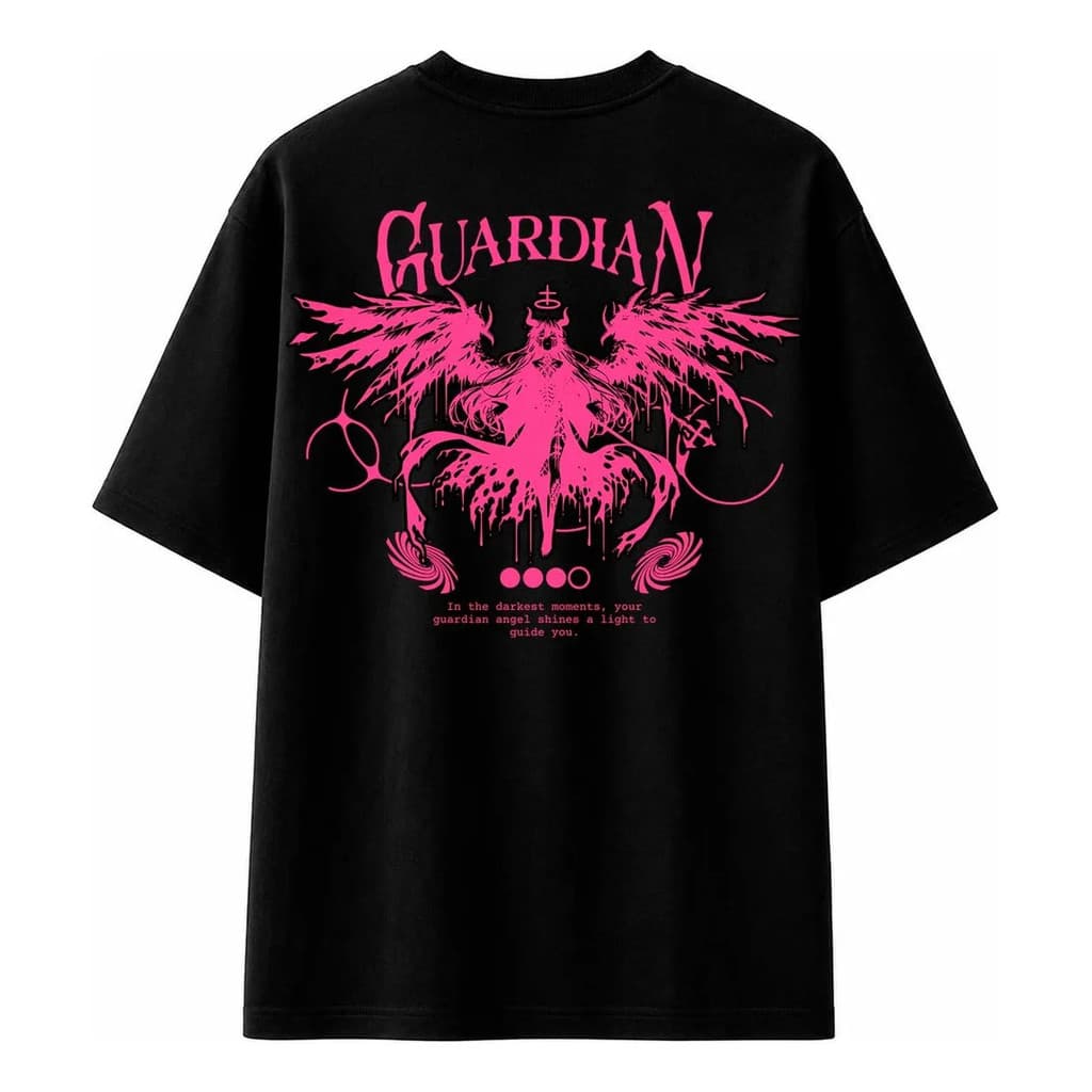 Camisa Masculina Estampada Drip Urbano Gola Redonda