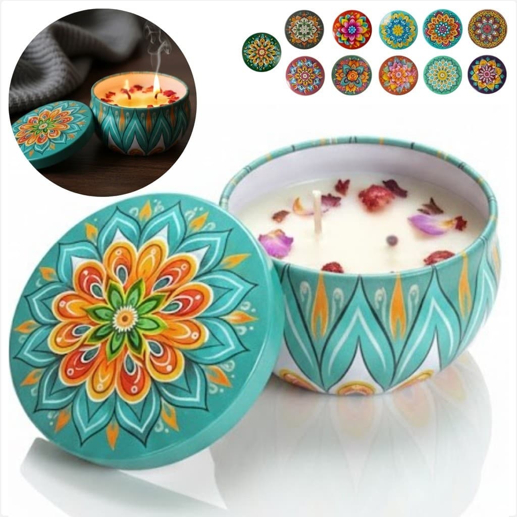 Vela Aromática Lembrancinha em Cera Vegetal Aromas Premium Relaxantes SPA Relaxamento