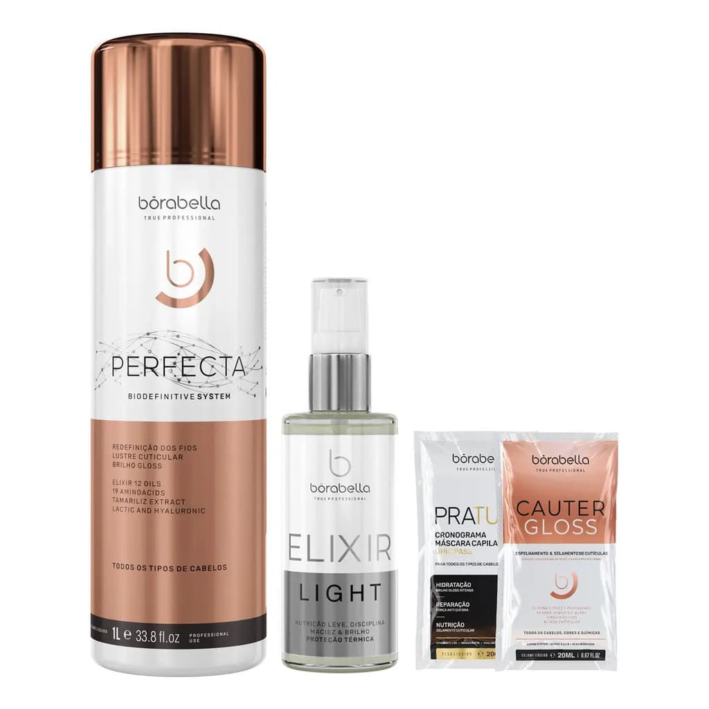 Kit Progressiva Perfecta 1l + Elixir Light 60ml - Borabella