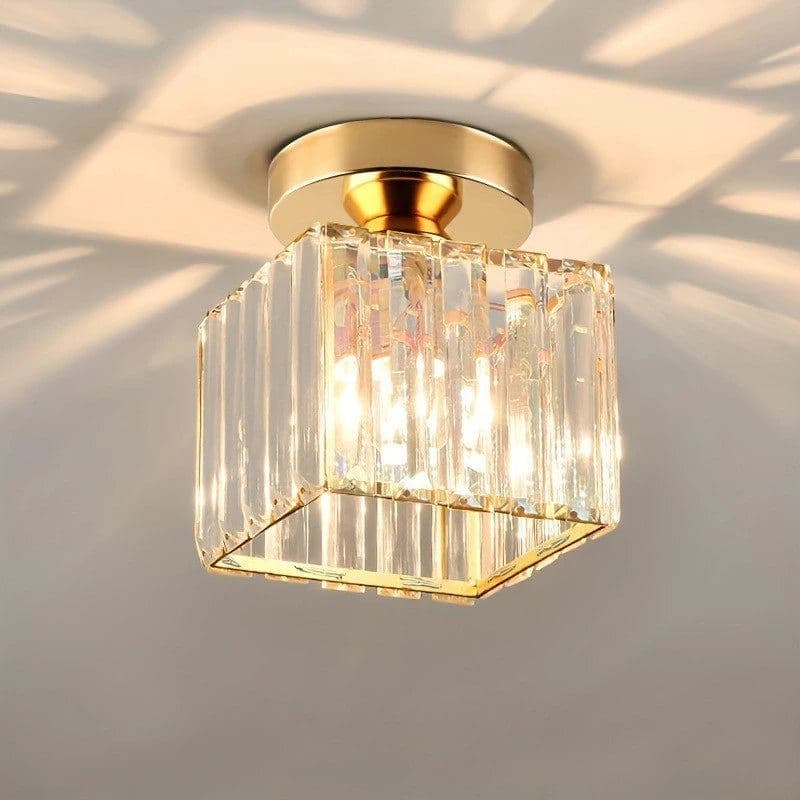 Luminária de Teto Sofisticada Cúpula de Vidro Bivolt