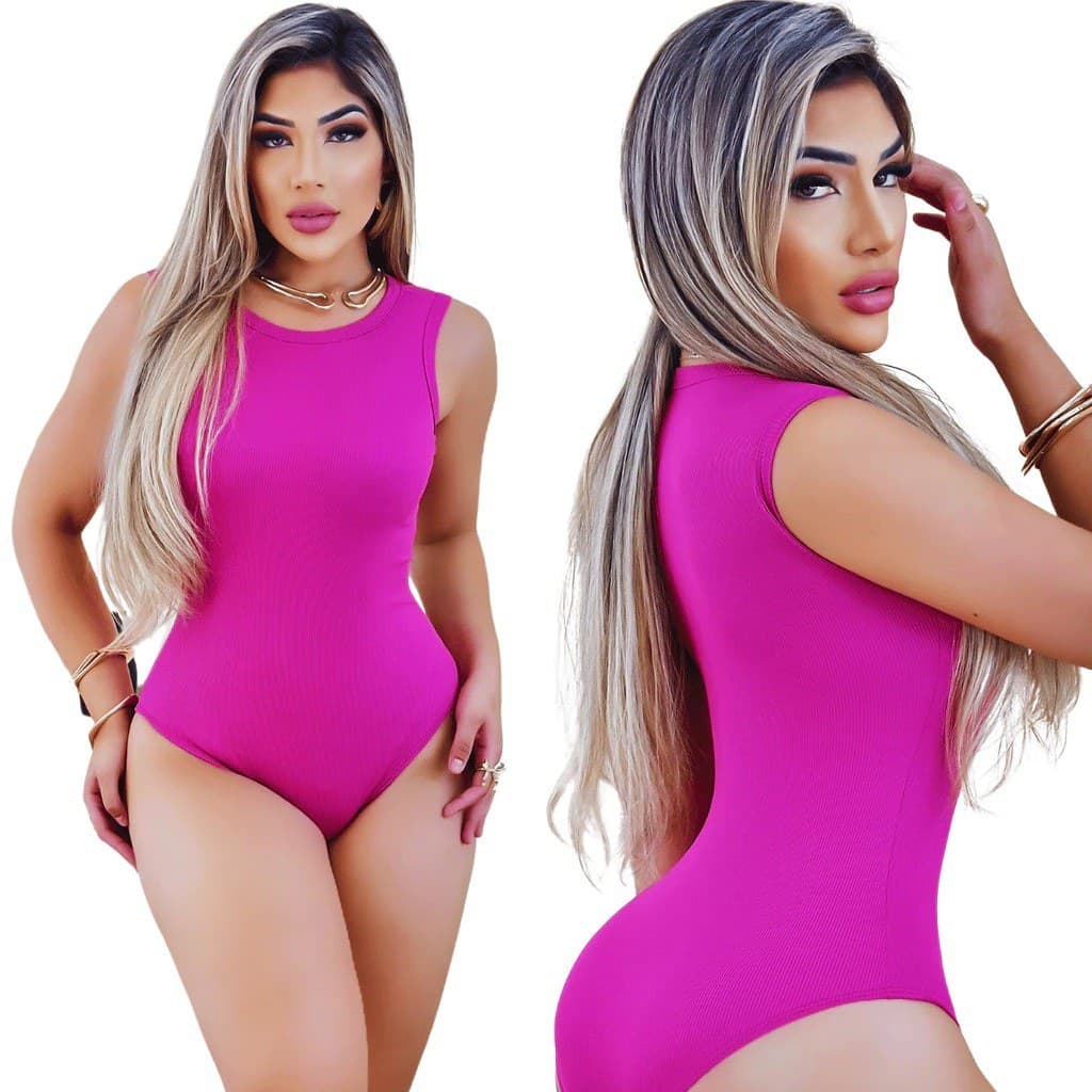 Body de Fecho Valoriza a Silhueta sem Mangas Versatilidade Conforto e Sofisticação, Edna Moda