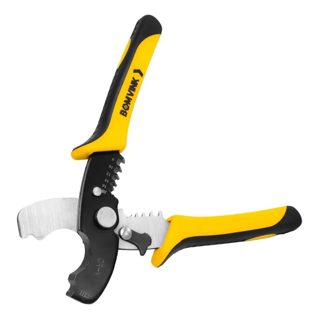 Alicate Tesoura Descascadora e Decapador de Fios Profissional 7" BMVNK