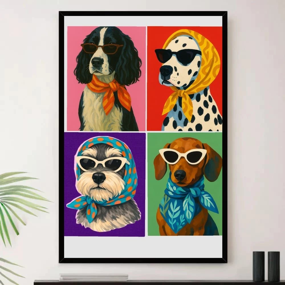 Quadro Placa Decorativa Composição Natural Contemporânea para Quarto em Branco e Laranja