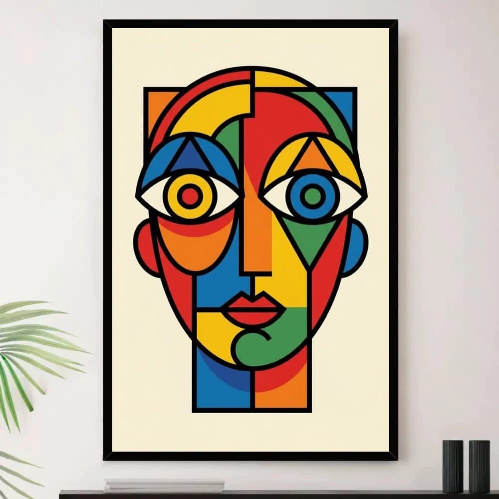 Quadro Placa Decorativa Composição em Tons Quentes Composição em Branco e Cinza