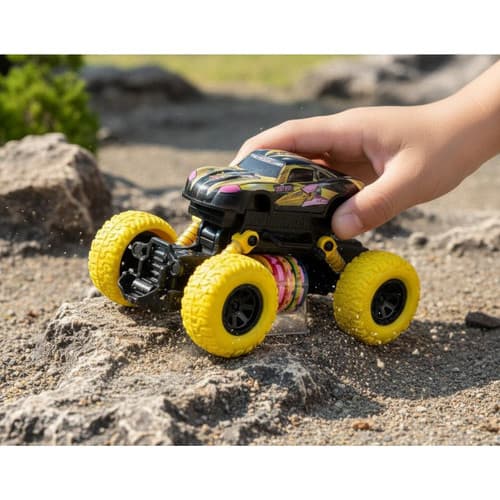 Carrinho Metal Colecionável Offroad 4x4 Lançador 15 Discos