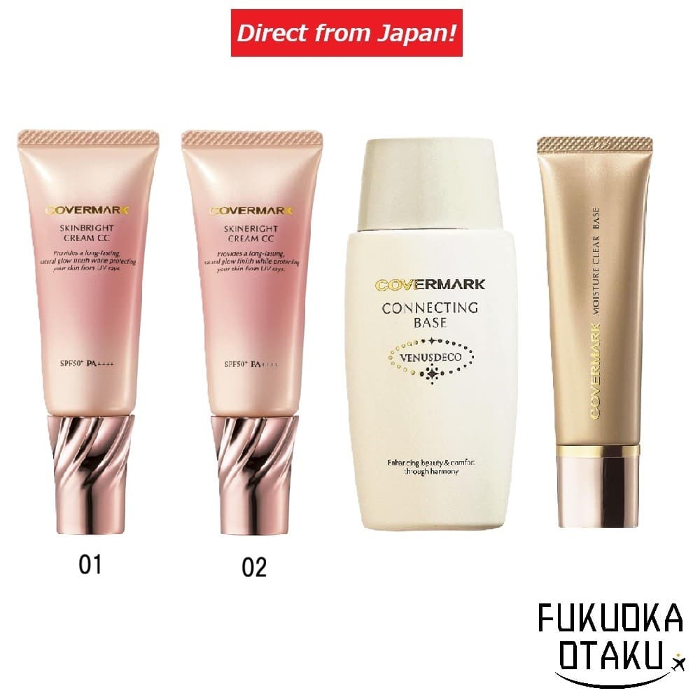 COVERMARK Primer Skin Bright /Connecting Base/Moisture Clear Skincare UV Care Made in Japan【Direto do Japão】