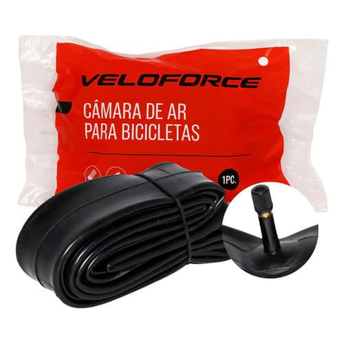 Camara De Ar Aro 16 Veloforce Para Pneu Bicicleta Infantil Preto