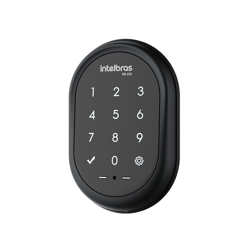 Fechadura Digital Intelbras FR 102 de Sobrepor C/ Senha Touch Screen