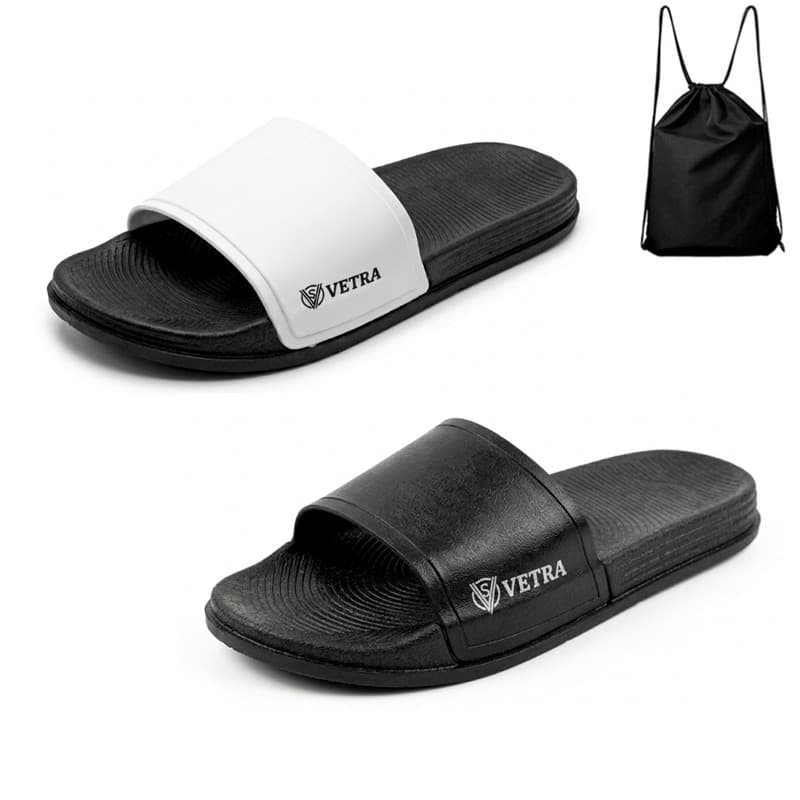 Conjunto com 2 Pares Slide Infantil Macio Premium + Mochila