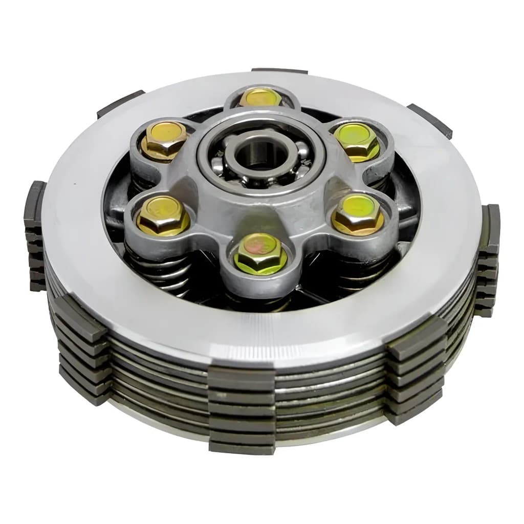 Embreagem Completa 6 Molas Cg Titan/Fan/Start 150/160 2004 Até 2025 Fan 125 2009/2018 Nxr Bros 150/160 Xre 190 Até 2025