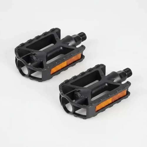 Pedal Nylon Bicicleta Rosca Fina 1/2 Sueco Para Pedivela Monobloco Aro 20 24 26 29 Metalciclo