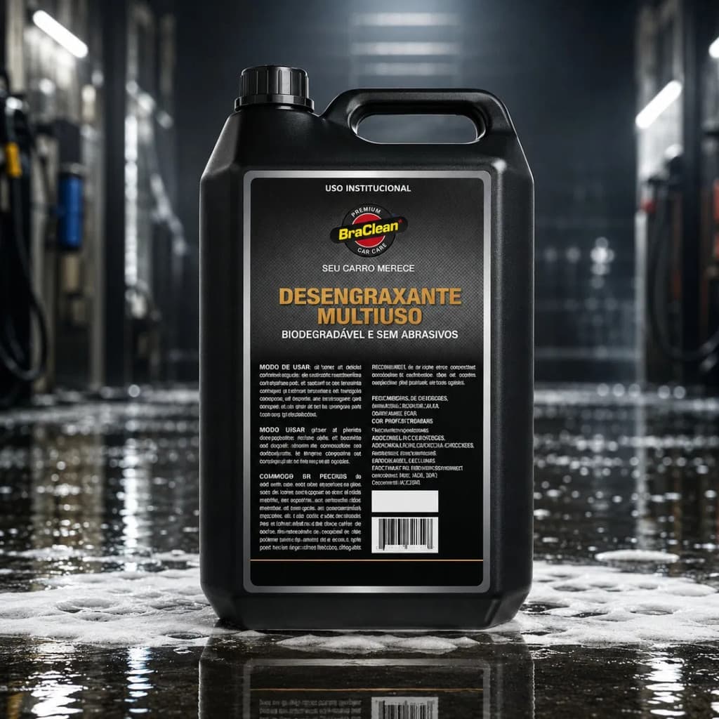 Limpador BraClean 5L Oficina Frota Chassi Rodas Conservação Veicular E Caminhão Automotiva Geral
