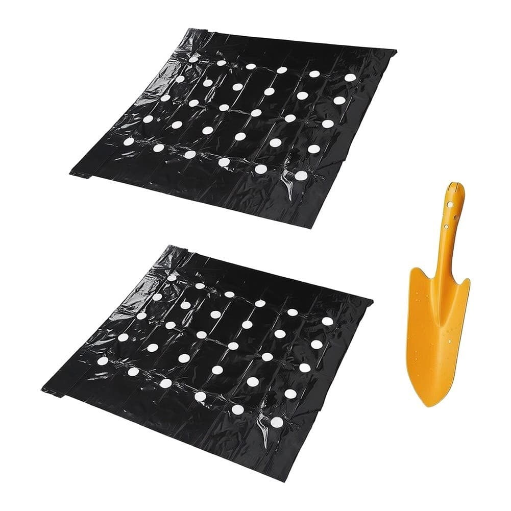 { PUO } 2 Unidades De Filme De Cobertura Vegetal Para Jardim Com Pá Cultivo De Plantas 0.95 M * 10