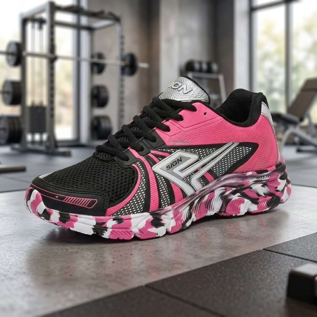 Tênis Feminino Confortável Casual Esportivo Leve Solado EVA Antiderrapante Para Academia Caminhada