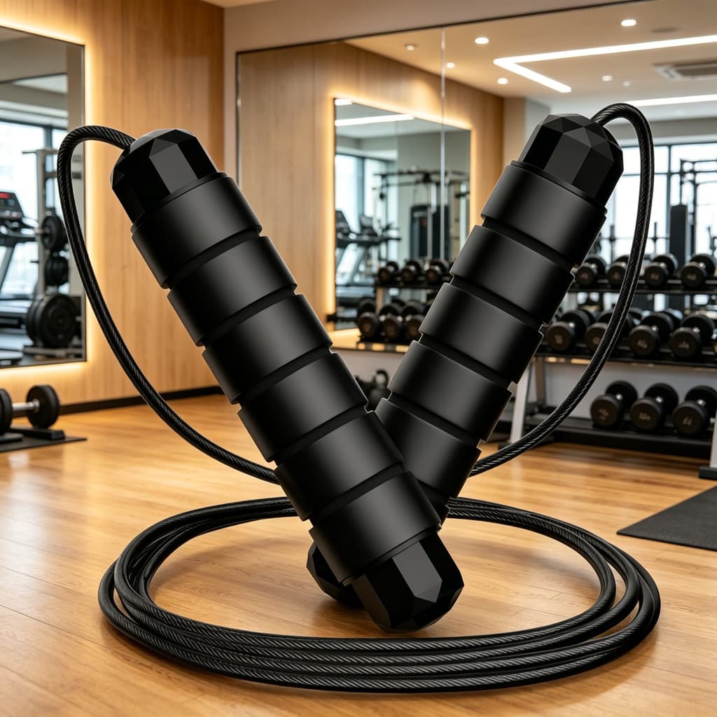 Corda De Pular Ajustável Para Exercícios Funcional Crossfit Cardio Fitness Profissional